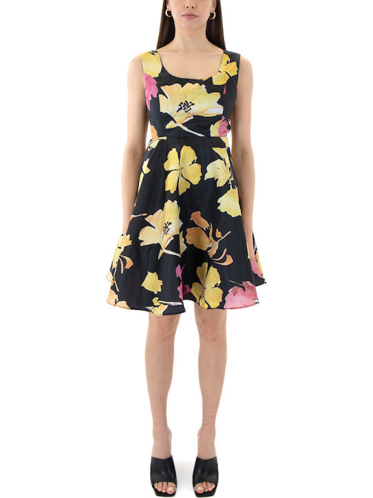 Summer Mini Dress for Wedding - Christening Black JB-24016-Black-Mix