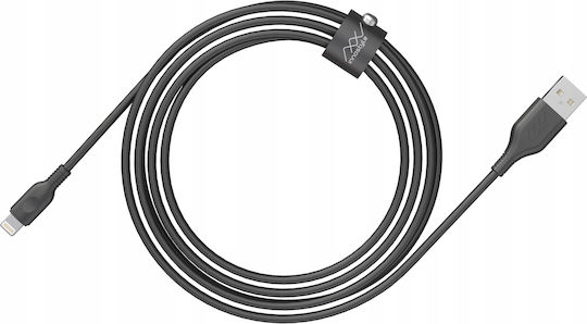 Innostyle USB-A to Lightning Cable Μαύρο 2m (IAL150tBLK)