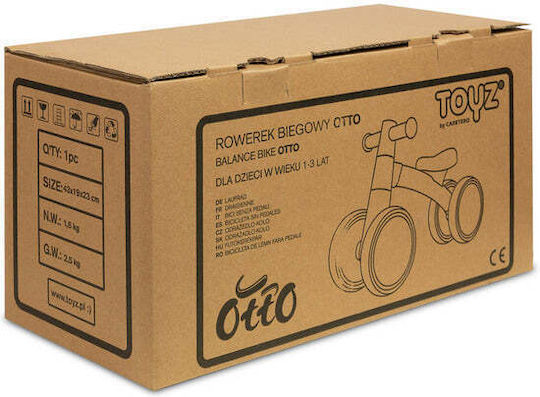 Caretero Kids Balance Bike Otto Gray
