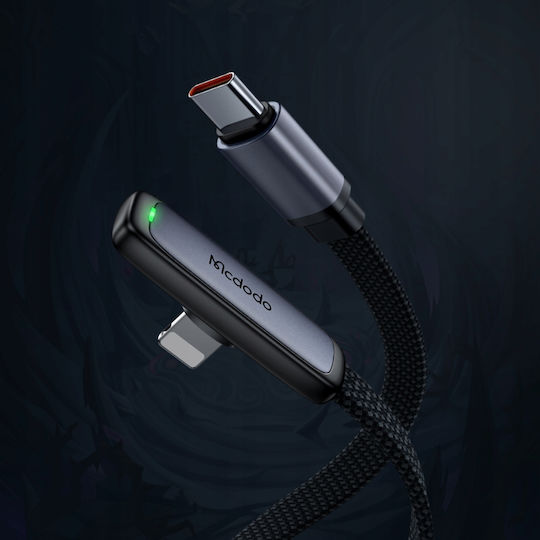 Mcdodo Flat USB-C to Lightning Cable 36W Μαύρο 2m (CA-3351)