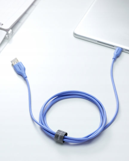 Innostyle Regular USB-A la Cablu Lightning Albastru 2m (IAL150tLBL)