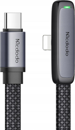 Mcdodo Flat USB-C to Lightning Cable 36W Μαύρο 2m (CA-3351)