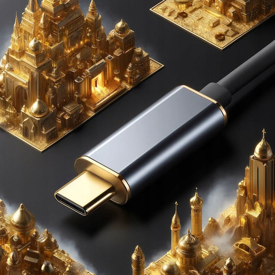 Cablu USB 2.0 USB-C Masculin - USB-C 100W Gri 3m CO2-0004