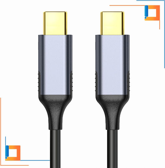 Cablu USB 2.0 USB-C Masculin - USB-C 100W Gri 2m CO2-0003