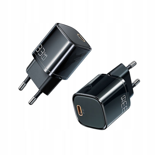 Mcdodo Φορτιστής Χωρίς Καλώδιο GaN με Θύρα USB-C 33W Power Delivery Μαύρος (CH-0081)