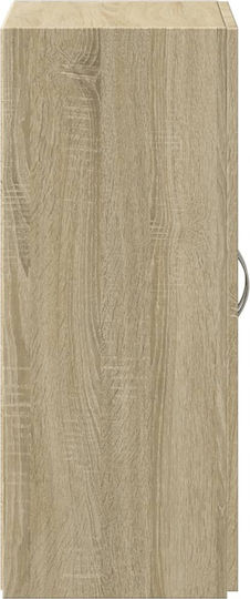 Дървен Офисен Шкаф Дъб 60x32x77.5см