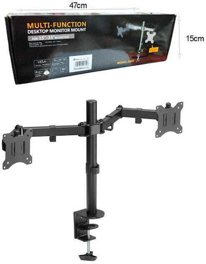 Tabletop TV Mount with Arm up to 33"