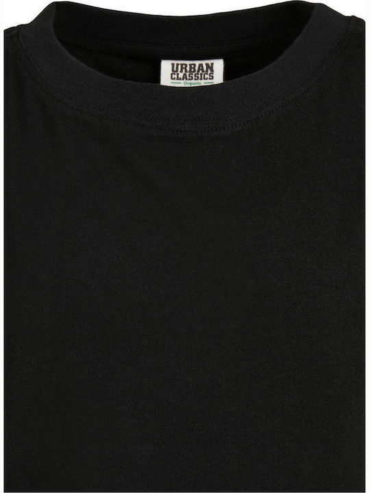 Детска тениска Black Extended Shoulder Tee