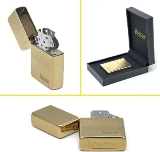 Ronson Lighter Flame in Gold color