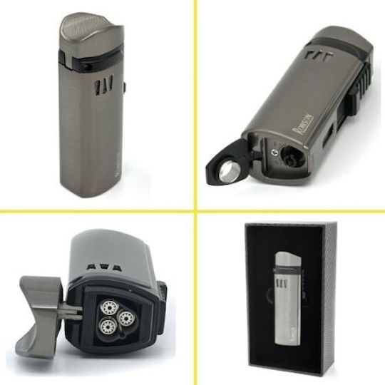 Ronson Lighter Flame Windproof with Jet Flame in Brown color