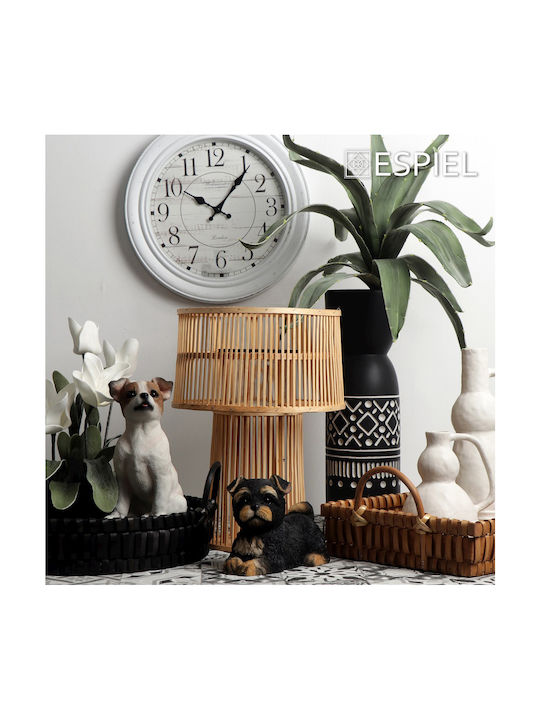 Espiel Φαναράκι Bamboo Επιτραπέζιο Μπεζ 32εκ.
