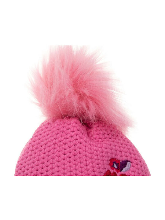 Kids Beanie Set with Scarf & Gloves Knitted Beige