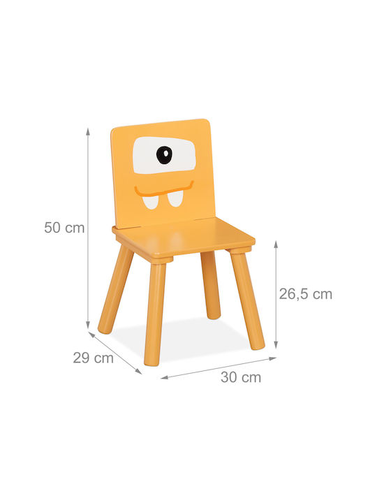 Children's Wooden Table 2 Chairs Set Learning Playing Drawing Feeding Ghosts
