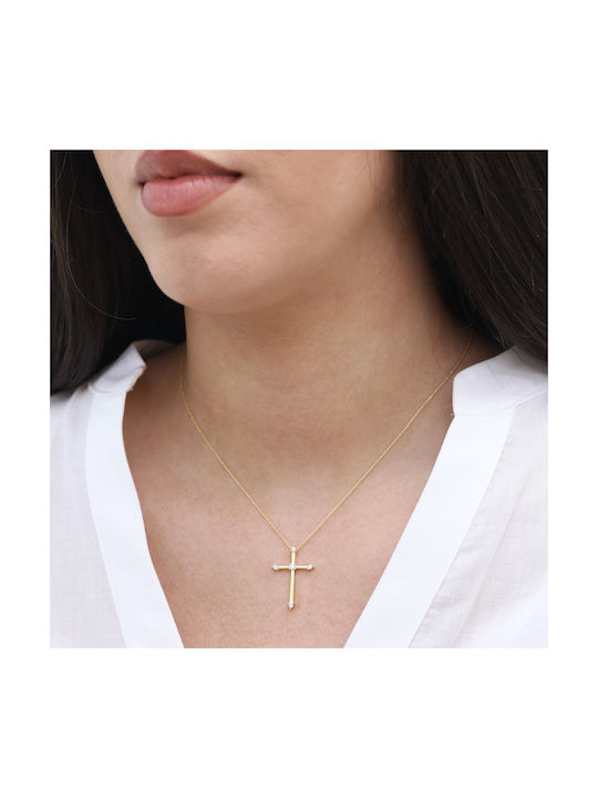 Women's Gold Cross 14K with Chain