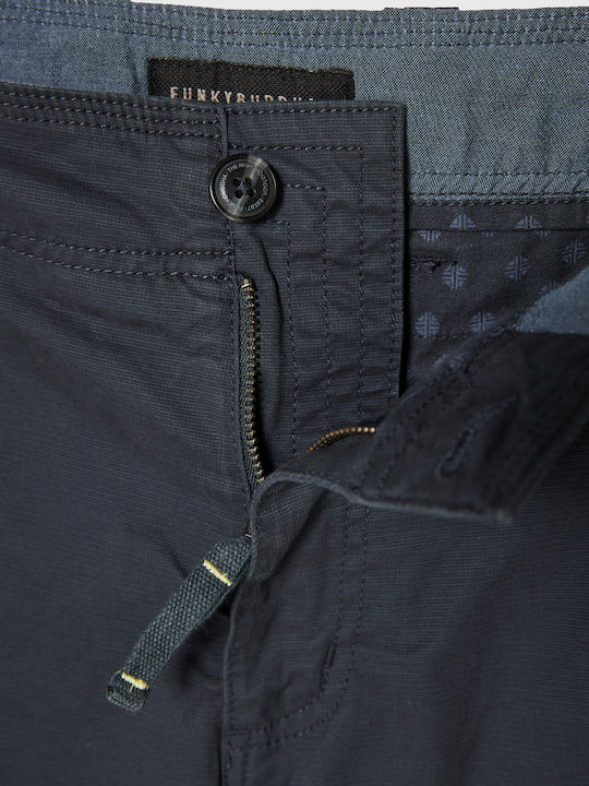 Trousers Cargo Elastic in Loose Fit Anthraki