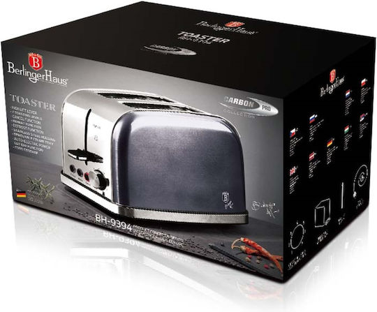 Berlinger Haus Φρυγανιέρα 2 Θέσεων 850W Μαύρη