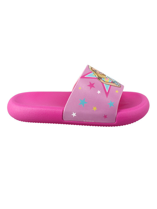 Arnetta Șlapi pentru copii Slides Barbie Fuchsia