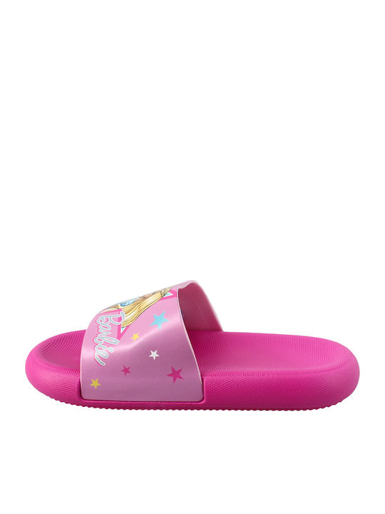 Kinder Badeschlappen Barbie Fuchsie