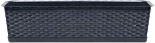 Prosperplast Topf Kunststoff Anthracite 68.5x17.3x15cm.