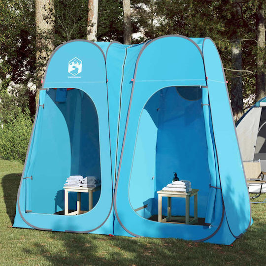 vidaXL Campingzelt Pop Up Blau für 1 Person