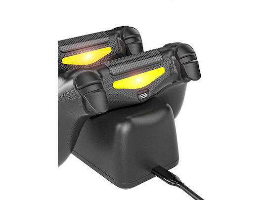 Black Docking Station Zola 2 Ps4 Controllers 800mah 5v Dc