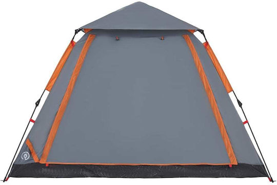 vidaXL Σκηνή Camping Γκρι για 5 Άτομα