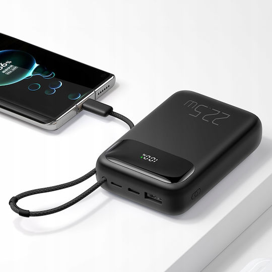 Mcdodo MC-3243 Power Bank 10000mAh 22.5W με Θύρα USB-A και Θύρα USB-C Μαύρο