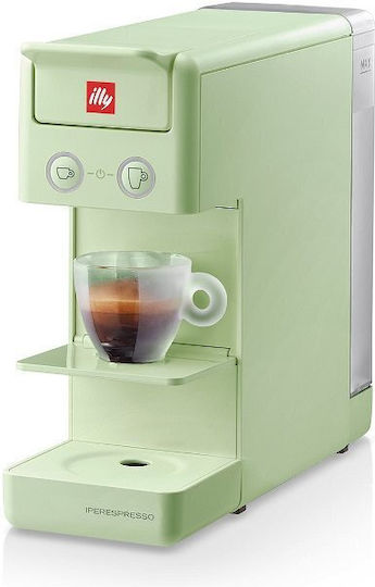 Illy Y3.3 Кафемашина за капсули Налягане 19бар Зелен