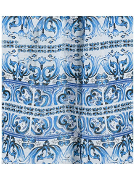 Ble Resort Collection Women's Caftan Beachwear Blue