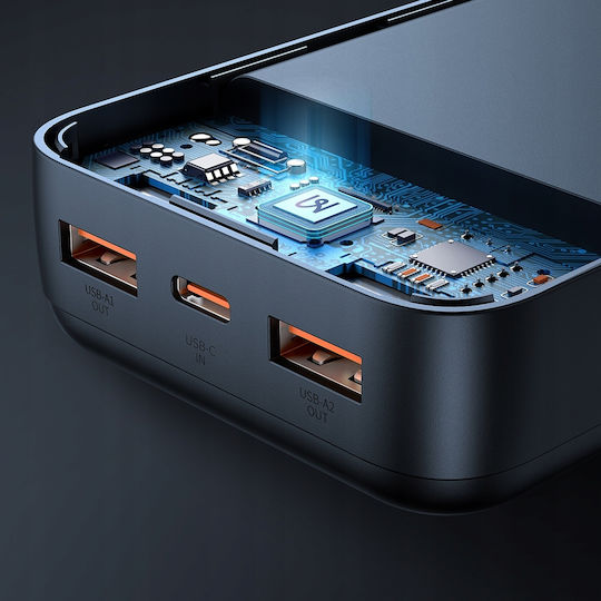 Mcdodo MC-4432 Power Bank 20000mAh 10W mit 2 USB-A Anschlüssen Schwarz