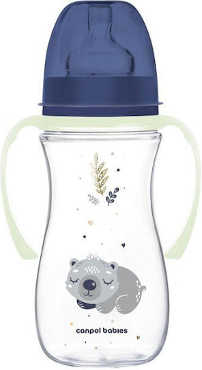 Canpol Babies Easystart Cana de antrenament pentru bebeluși Plastic cu mânere Albastru pentru 12m+m+ 300ml