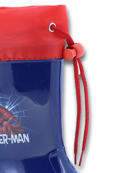 Kids Wellies Spiderman Navy Blue