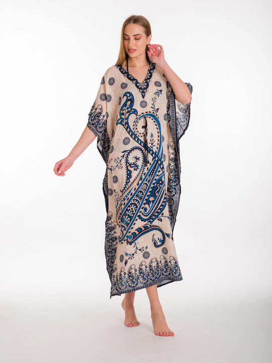 Rima Beachwear Women's Caftan Beachwear Blue
