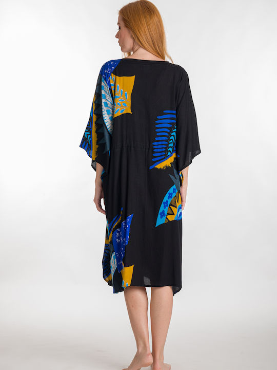 Rima Beachwear Women's Caftan Beachwear Black