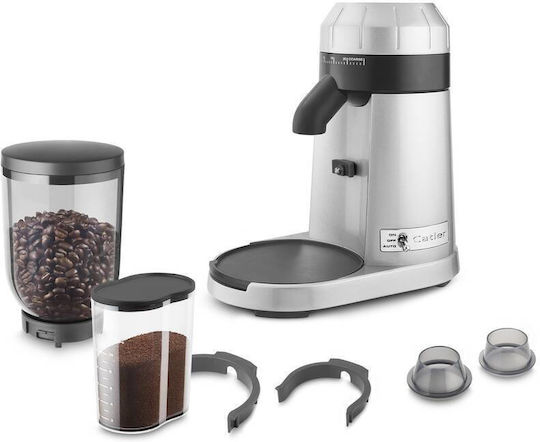 Catler Râșniță electrică pentru cafea 120W cu capacitate de boabe 250gr și 2 niveluri de măcinare Argintiu
