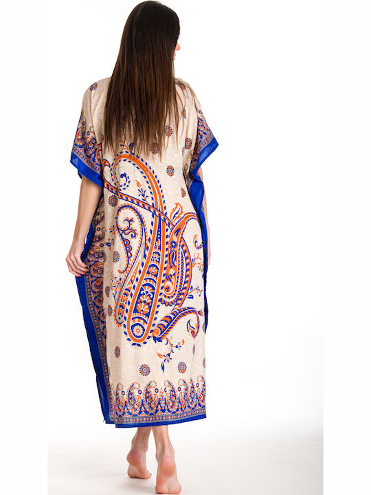 Rima Beachwear Women's Caftan Beachwear Blue