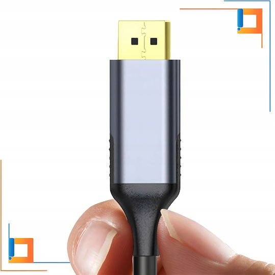 Cablu DisplayPort - HDMI de sex masculin 3m Gri (CO2-0022)