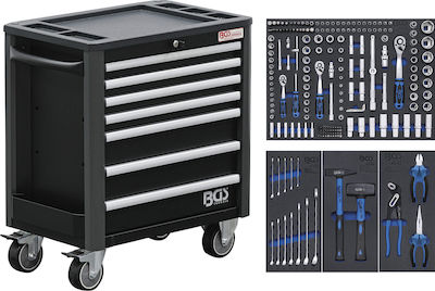 BGS Technic Tool Trolley with 7 Drawers and 209 Tools