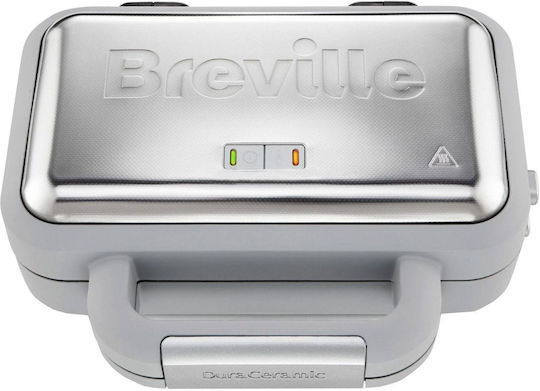Breville Βαφλιέρα για Τετράγωνες Βάφλες 2 Θέσεων 850W