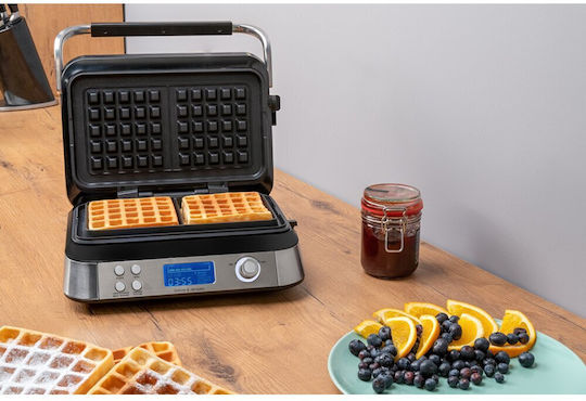 Gotze & Jensen Waffeleisen Für Rechteckige Waffeln 2 Leistung 1600W