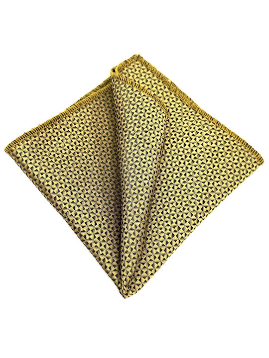 Legend Accessories Σετ Ανδρικής Γραβάτας με Σχέδια σε Χρυσό Χρώμα