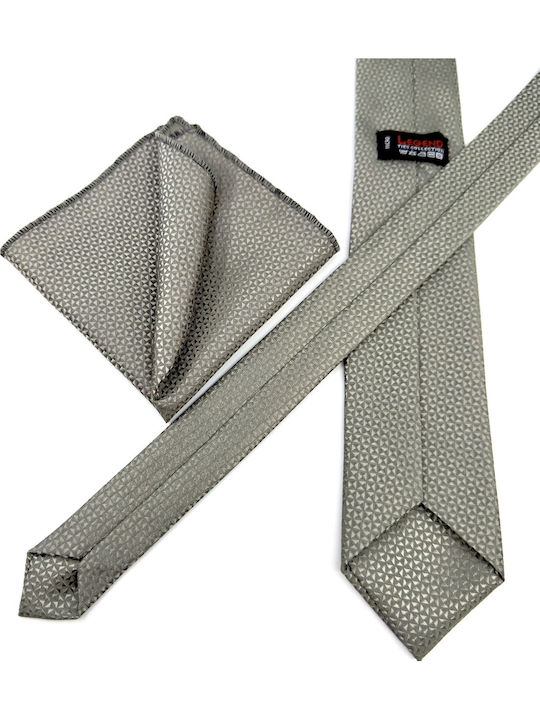 Legend Accessories Men's Tie Set Printed in Khaki Color