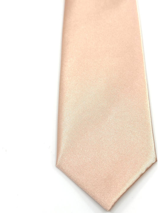 Legend Accessories Men's Tie Set in Orange Color ΩΜΑ PEACHPUFF