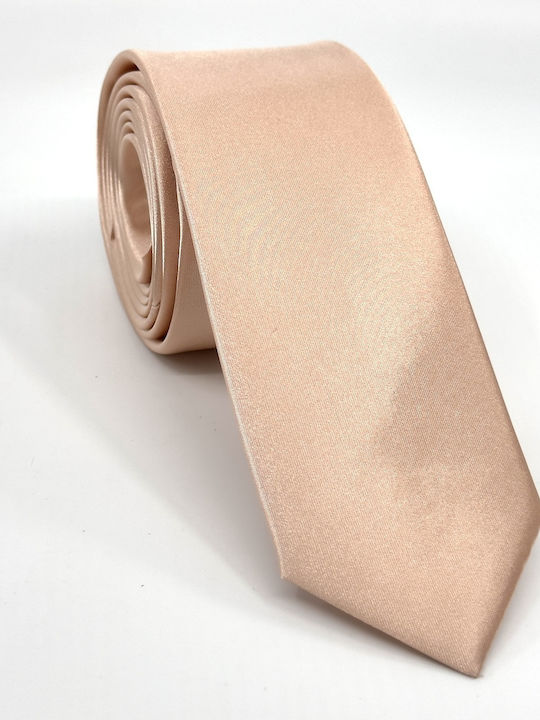 Legend Accessories Men's Tie Set in Orange Color ΩΜΑ PEACHPUFF