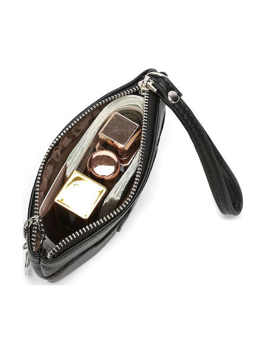 Klein Damen Geldbörse Klassisch Schwarz