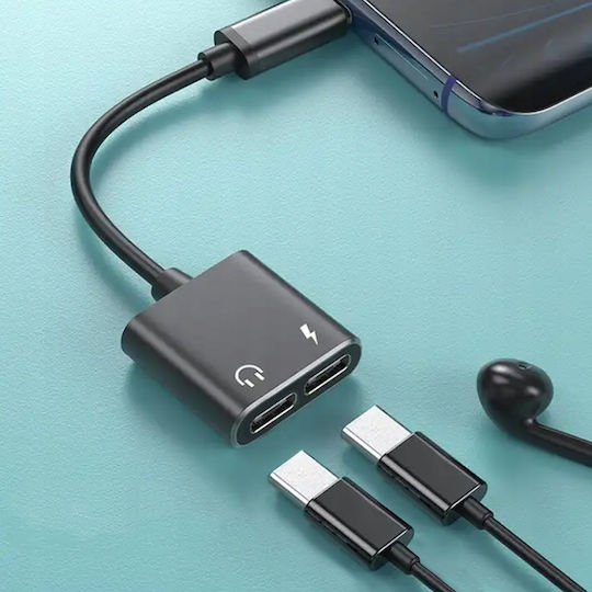 USB-C Männlich Zu USB-C 2x Weiblich 1Stück CO2-0069