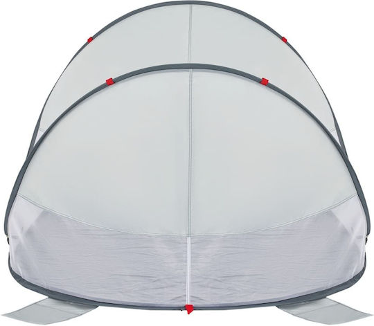 vidaXL Pop Up Beach Tent for 2 People Grey