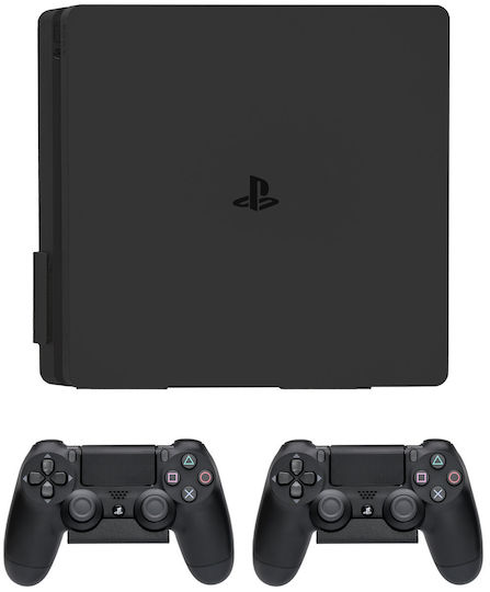4mount Console Holder Set Ps4 Slim Black