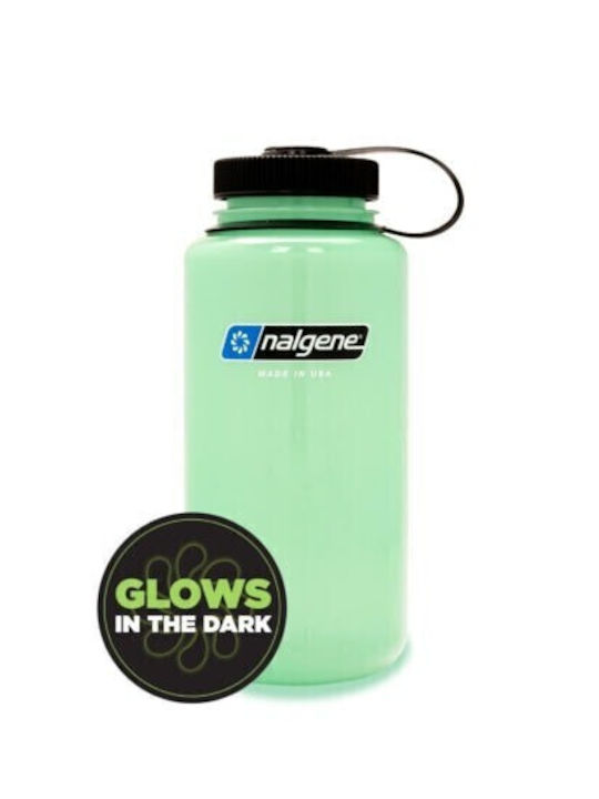 Nalgene Wide Mouth Sustain Παγούρι Πλαστικό Ποδηλάτου 1000ml Πράσινο