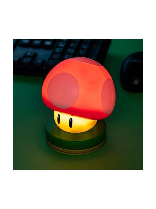 Paladone Lampă decorativă pentru copii Super Mushroom Icons Light Roșu